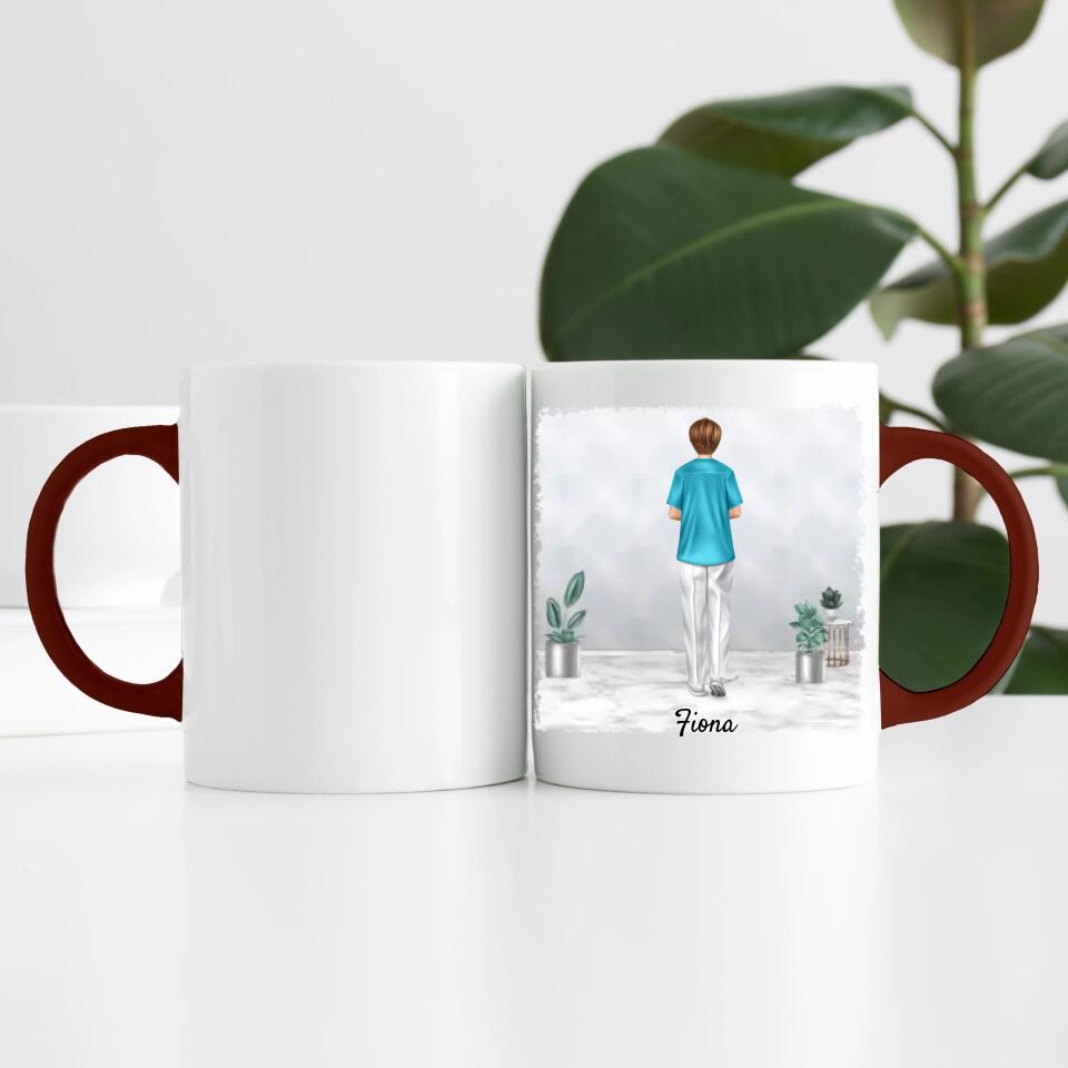 Krankenschwester | Pflege | Personalisierte Tasse