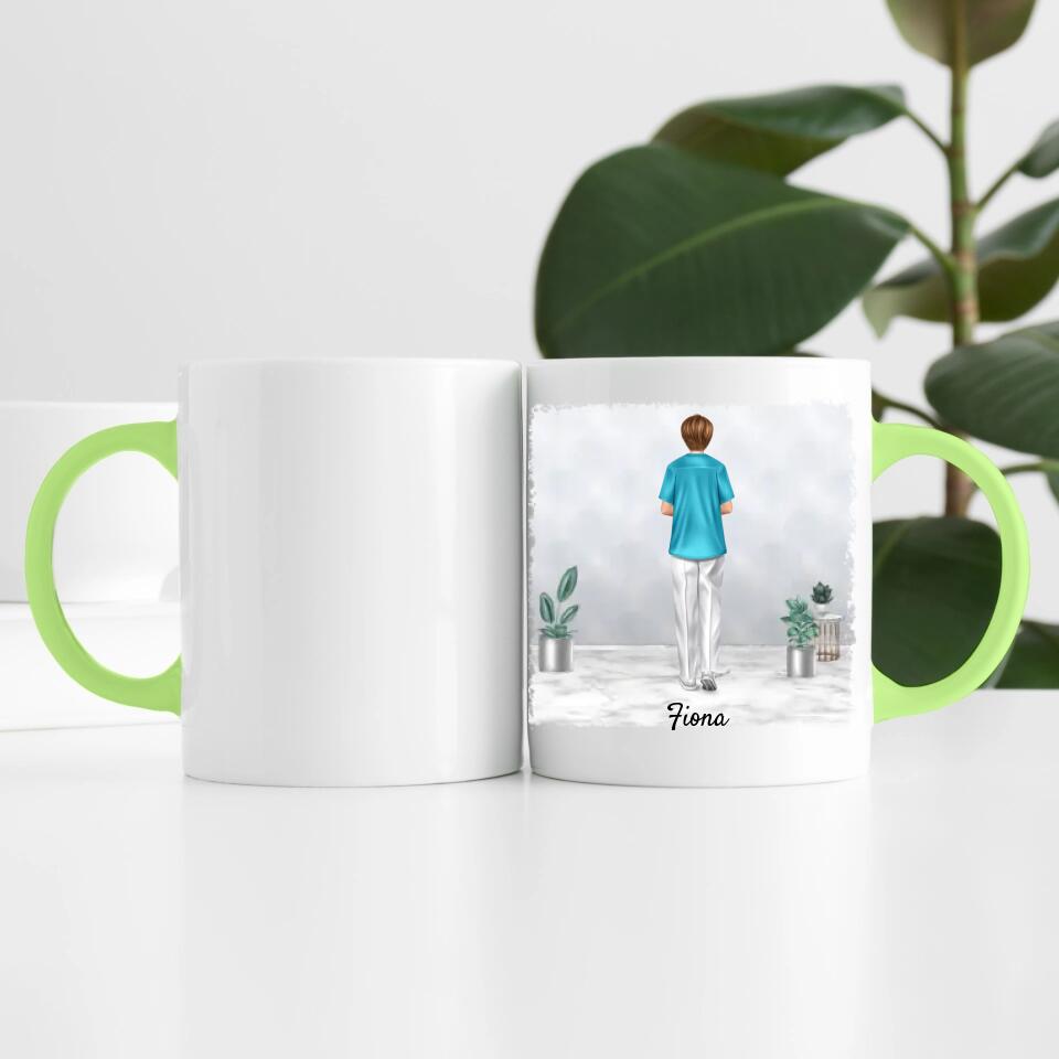 Krankenschwester | Pflege | Personalisierte Tasse