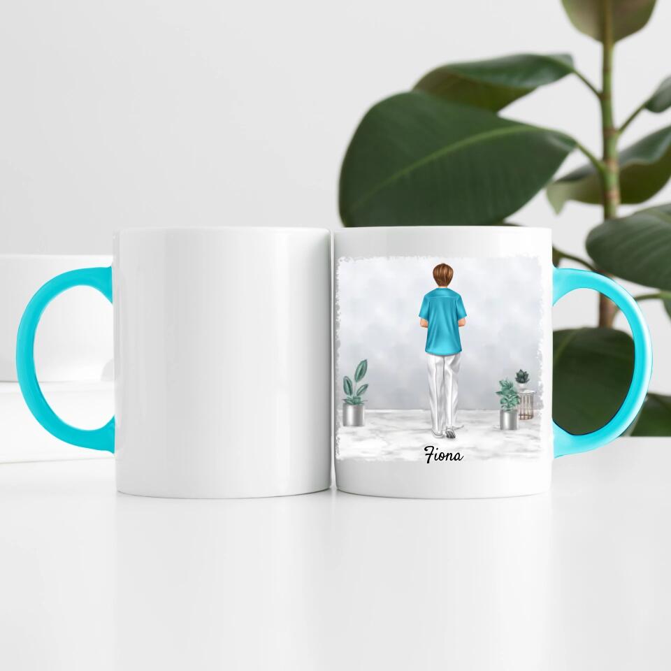 Krankenschwester | Pflege | Personalisierte Tasse
