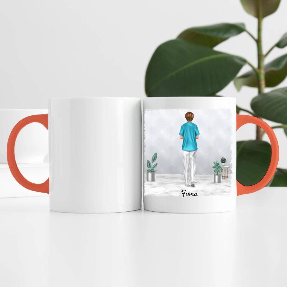 Krankenschwester | Pflege | Personalisierte Tasse