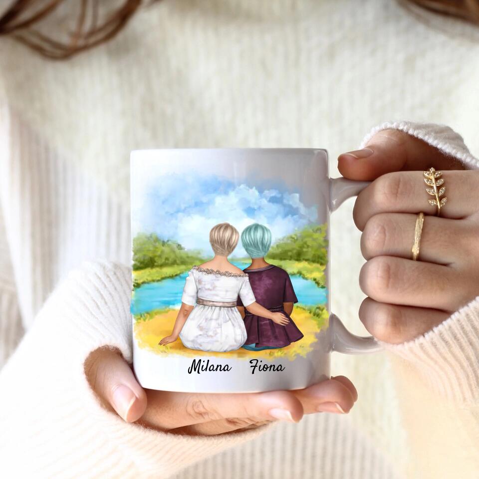 Friends (Curvy) | Personalisierte Tasse