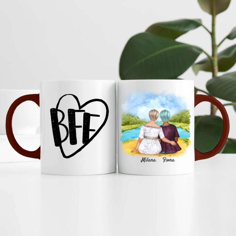 Friends (Curvy) | Personalisierte Tasse