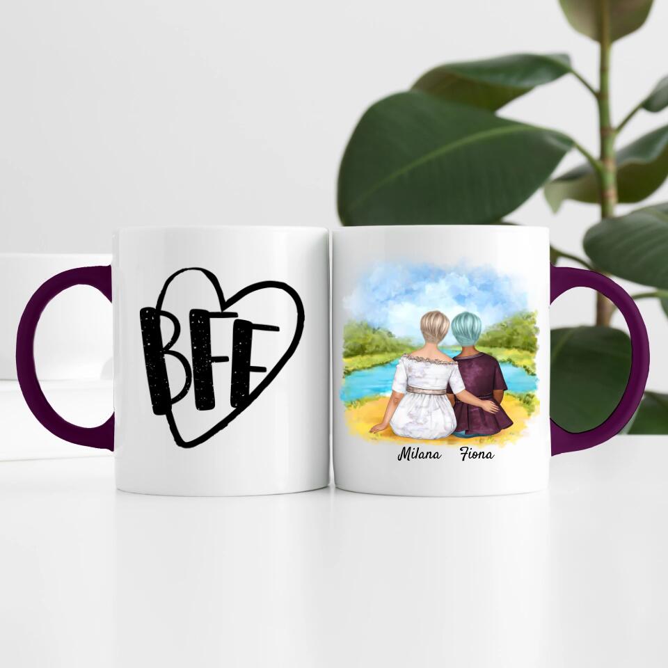 Friends (Curvy) | Personalisierte Tasse