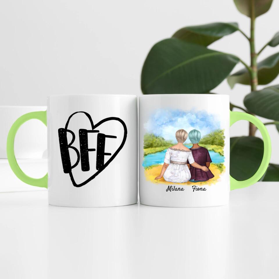 Friends (Curvy) | Personalisierte Tasse