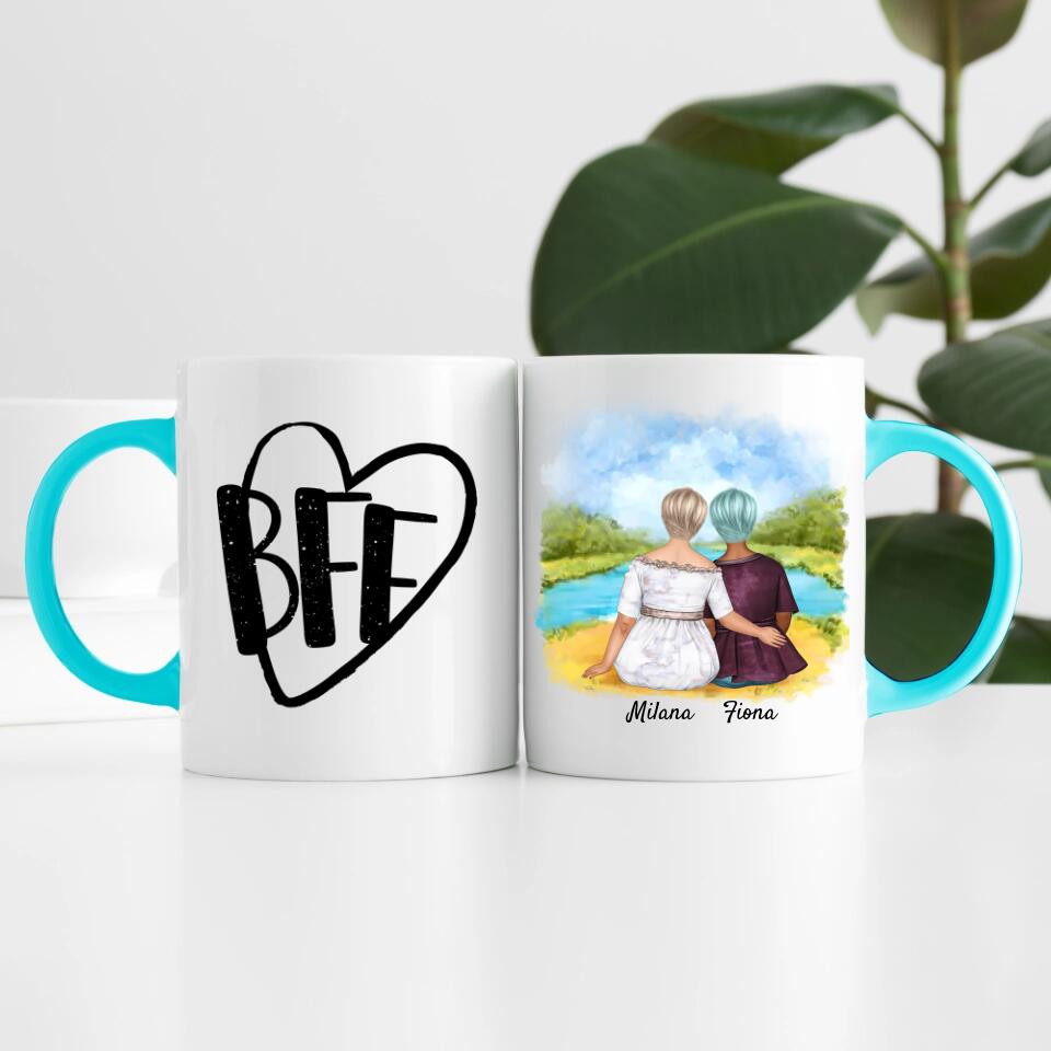 Friends (Curvy) | Personalisierte Tasse