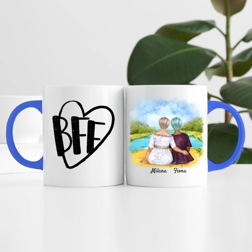 Friends (Curvy) | Personalisierte Tasse