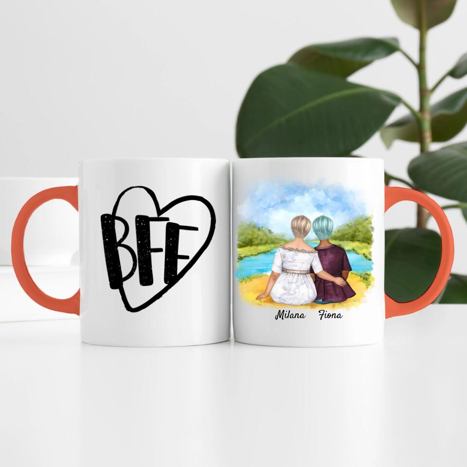 Friends (Curvy) | Personalisierte Tasse