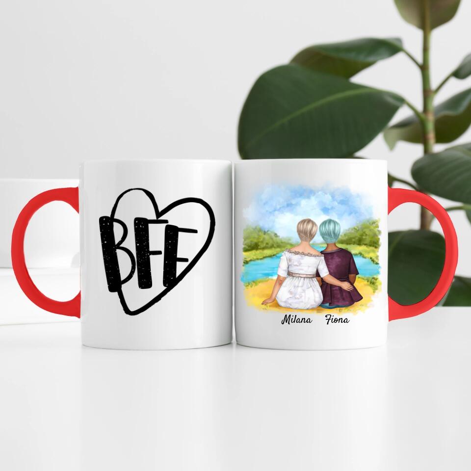 Friends (Curvy) | Personalisierte Tasse