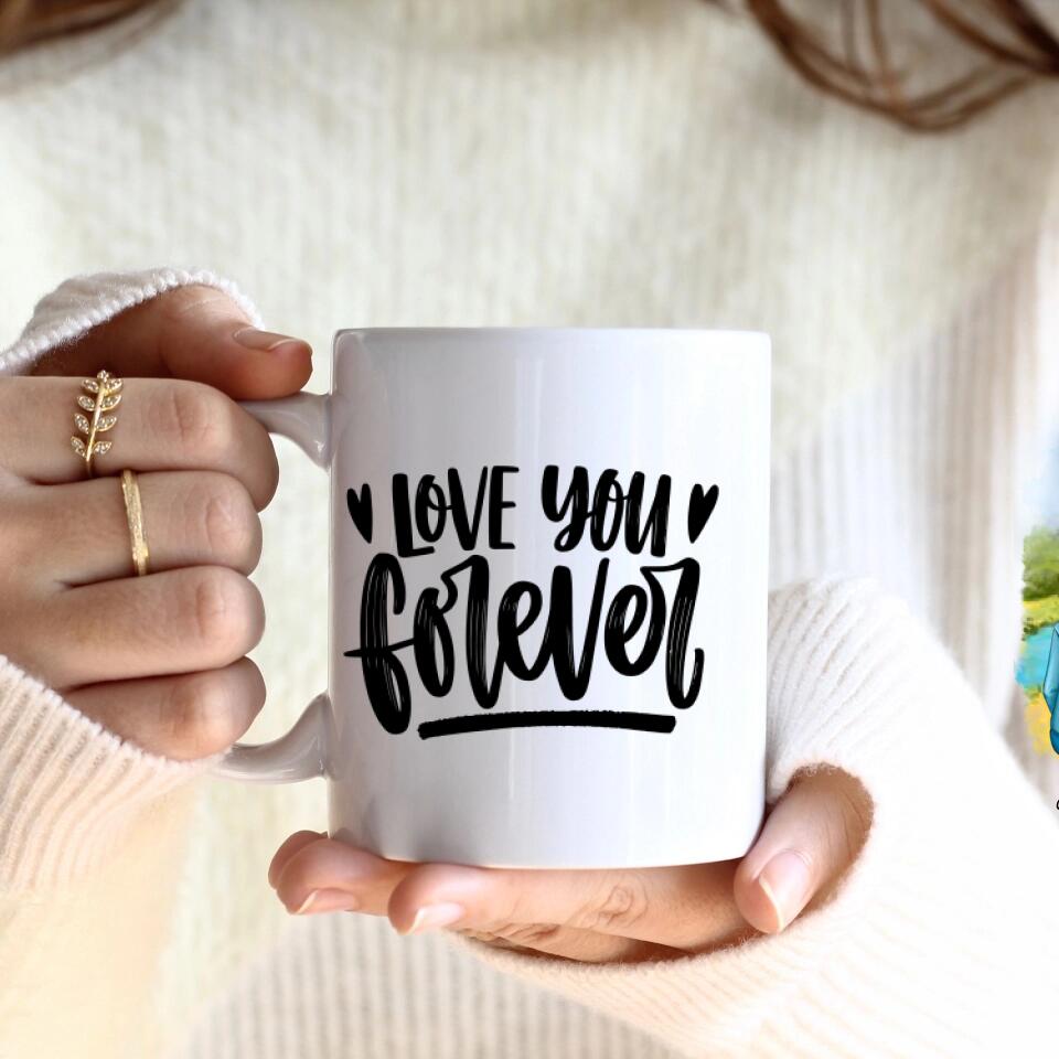 Eltern mit Tochter | Personalisierte Tasse
