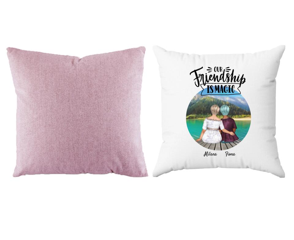 Friends (Curvy) | Personalisierter Kissenbezug