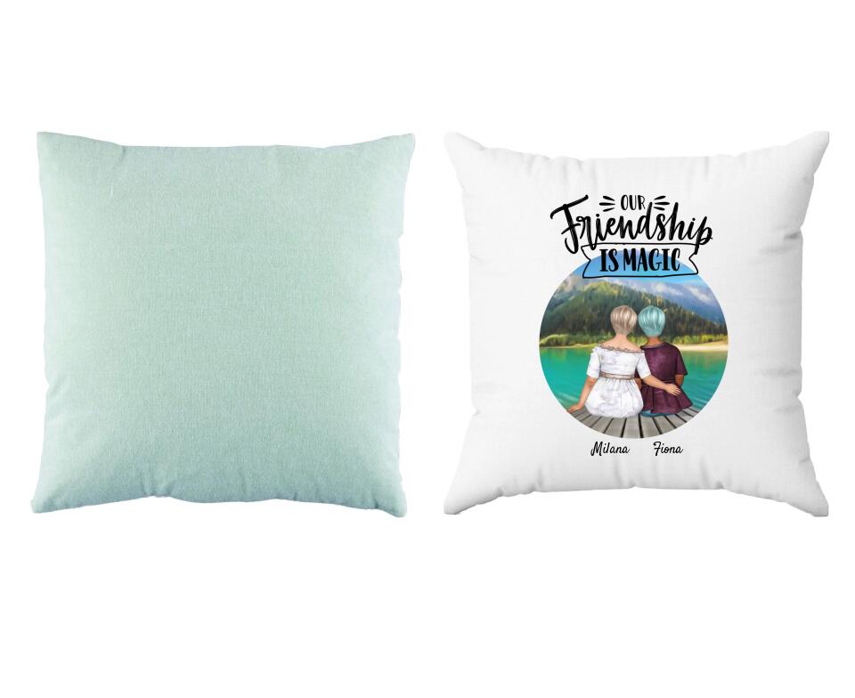 Friends (Curvy) | Personalisierter Kissenbezug