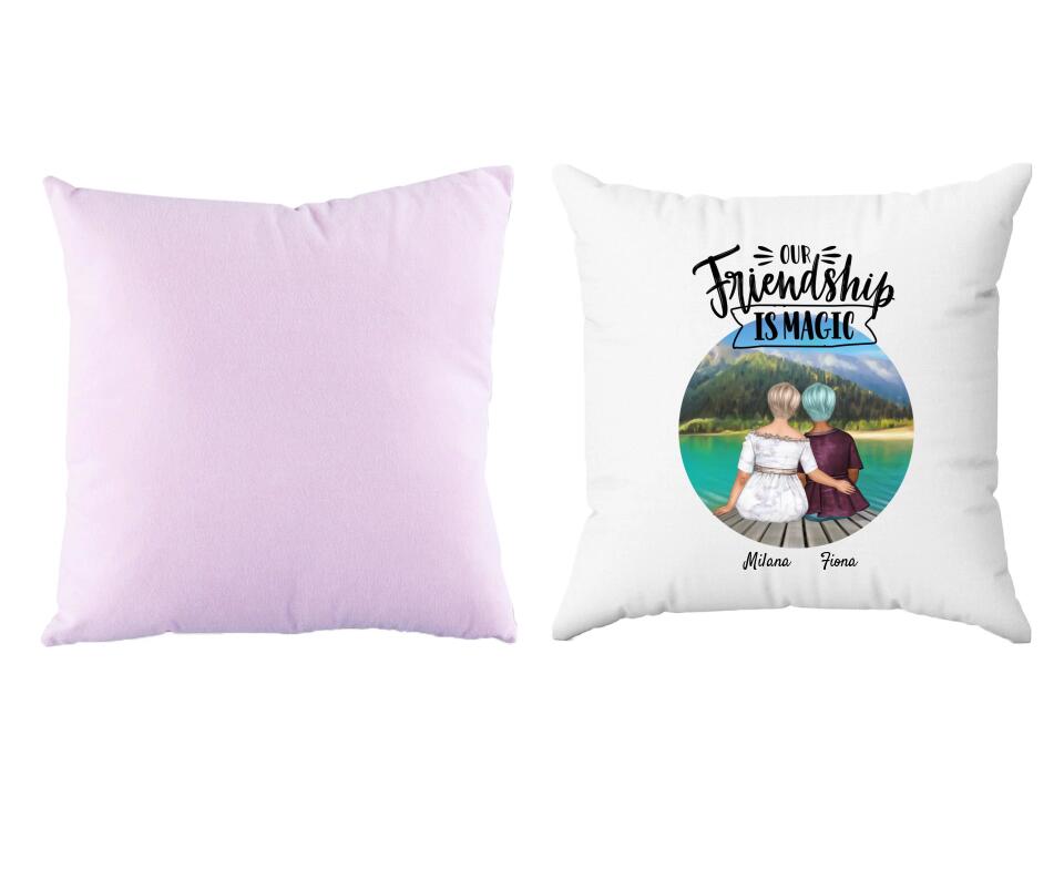 Friends (Curvy) | Personalisierter Kissenbezug