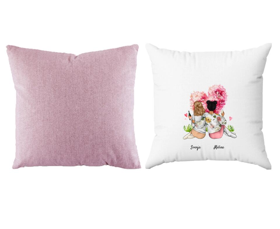 Schwestern | Personalisiertes Kissen