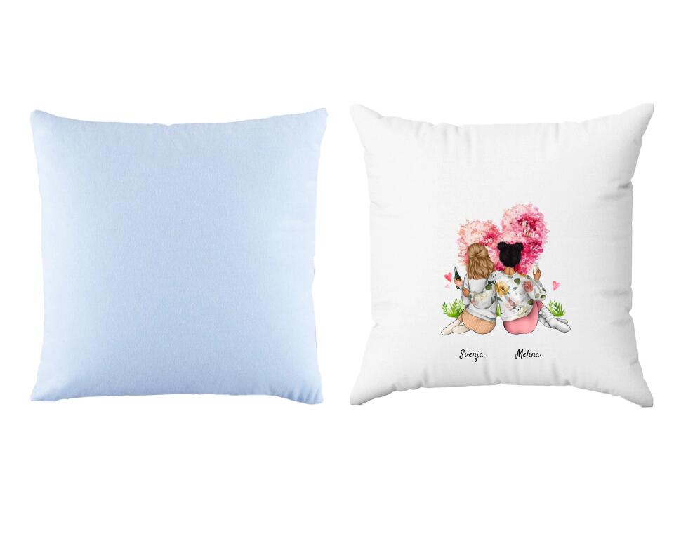 Schwestern | Personalisiertes Kissen