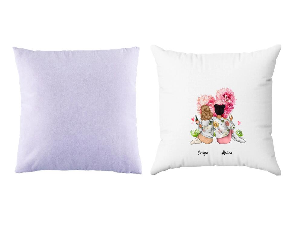 Schwestern | Personalisiertes Kissen