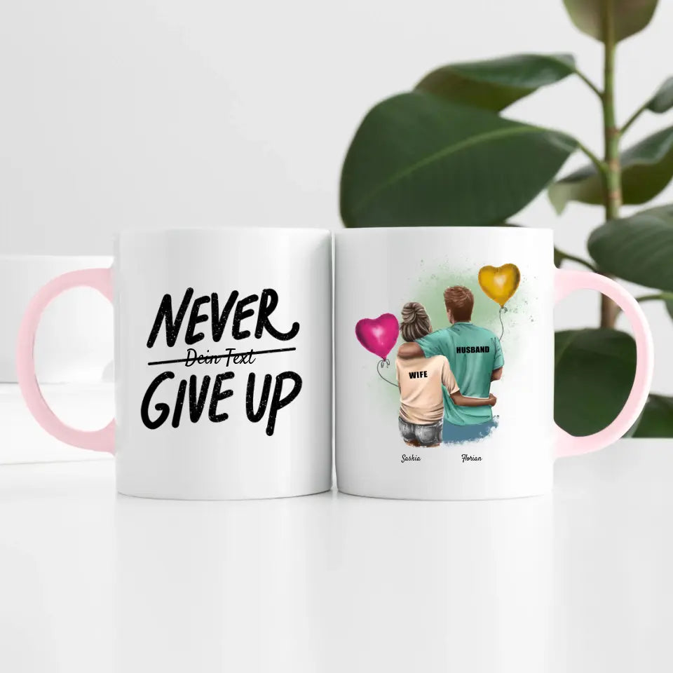 Pärchen (2 Personen) I Personalisierte Tasse