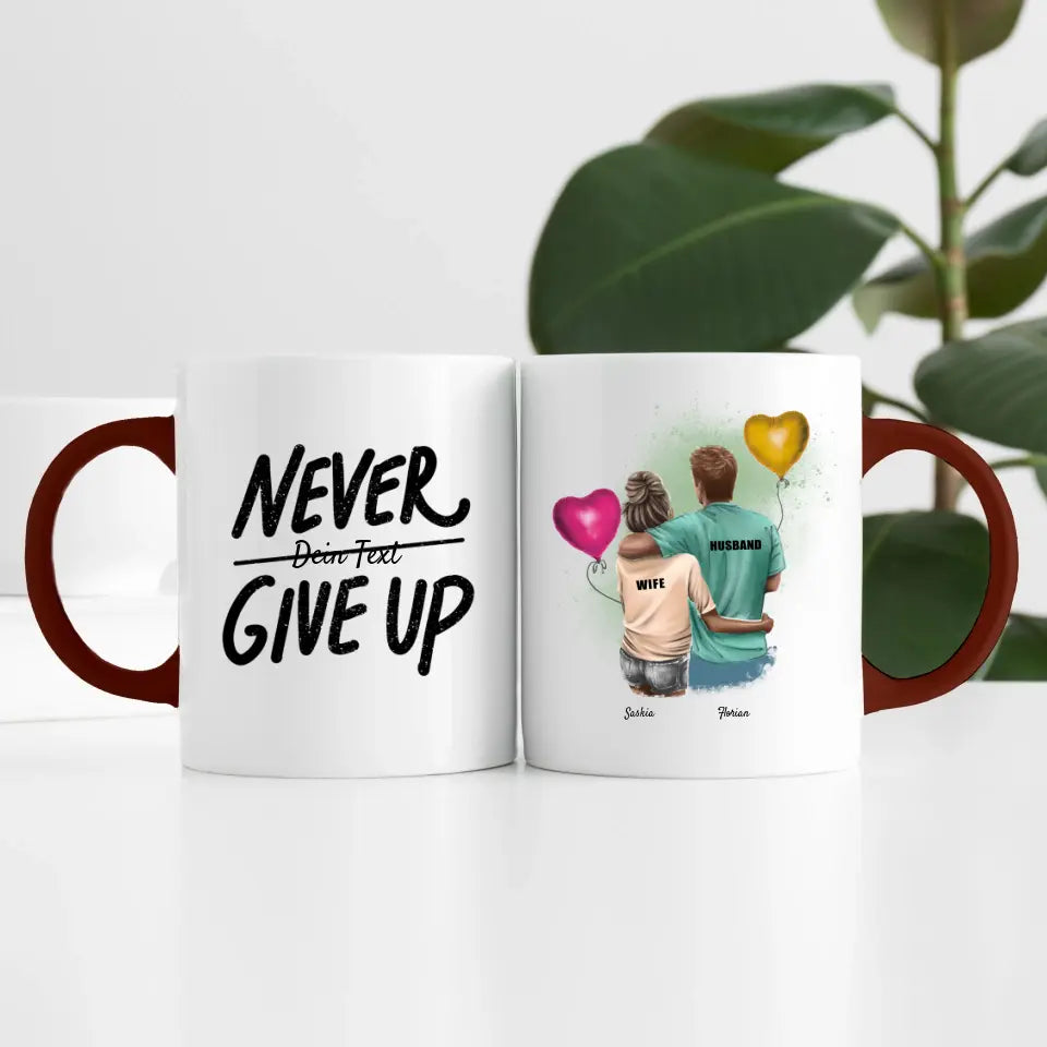 Pärchen (2 Personen) I Personalisierte Tasse