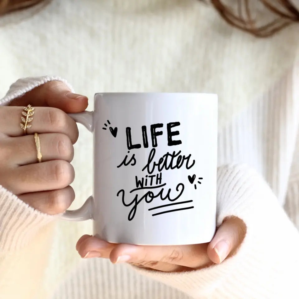 Brautpaar LGTBQ+ (2 Personen) | Personalisierte Tasse