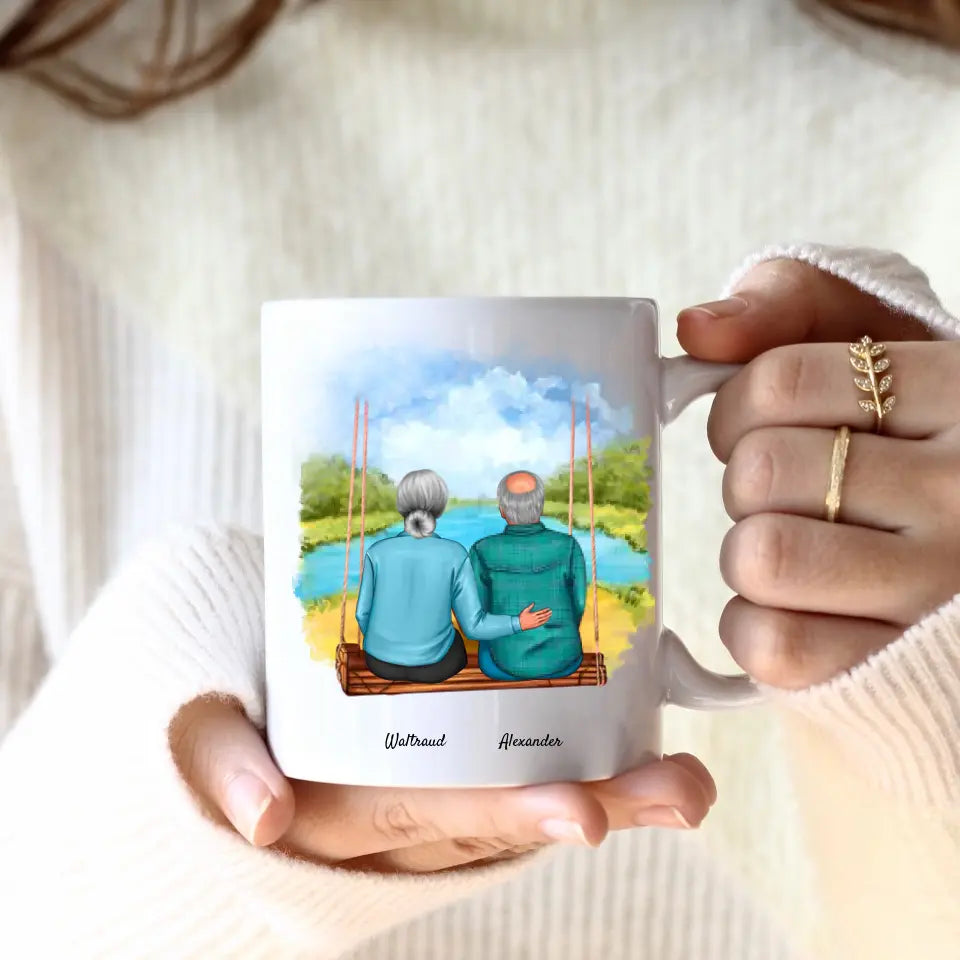 Wir sind in Rente (2 Personen) | Personalisierte Tasse