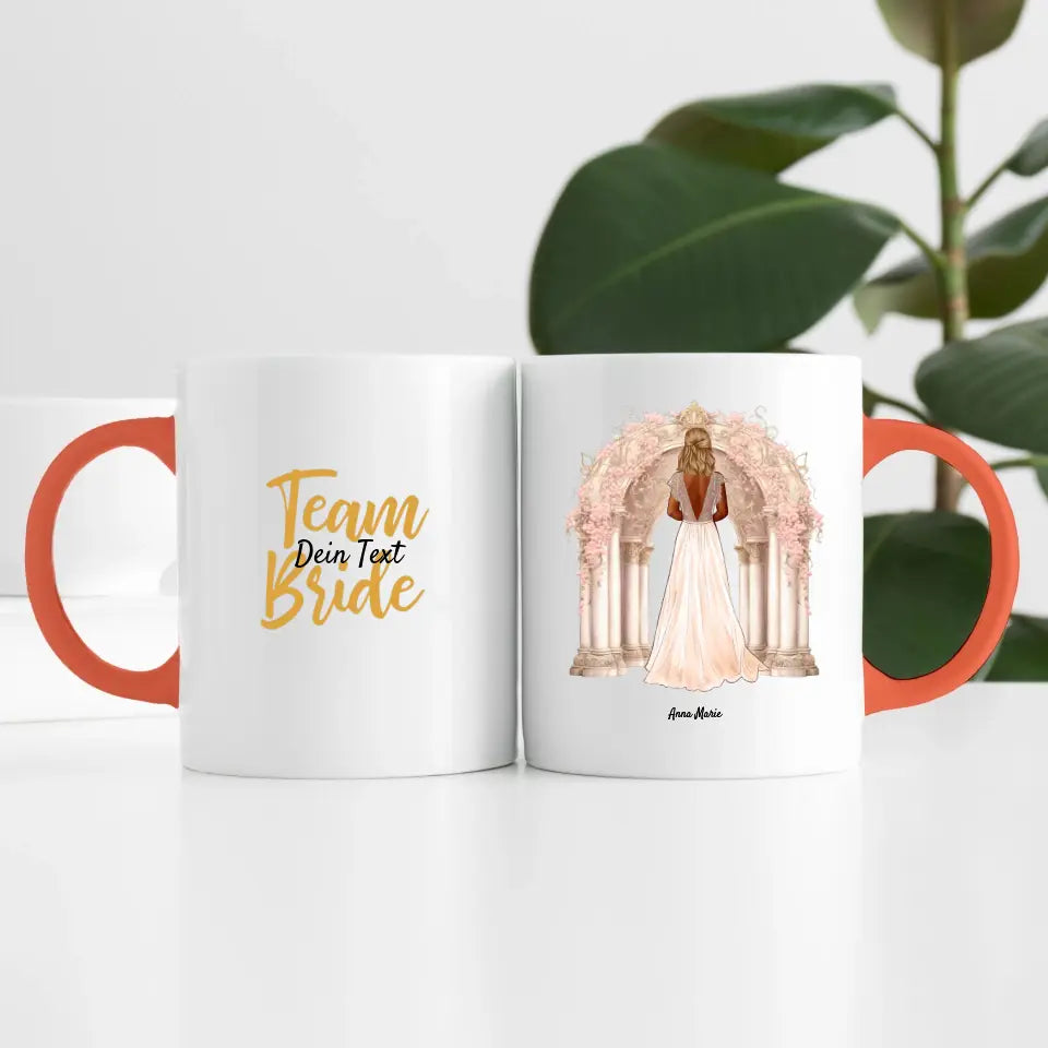 Team Braut ( 1 Person ) | Personalisierte Tasse