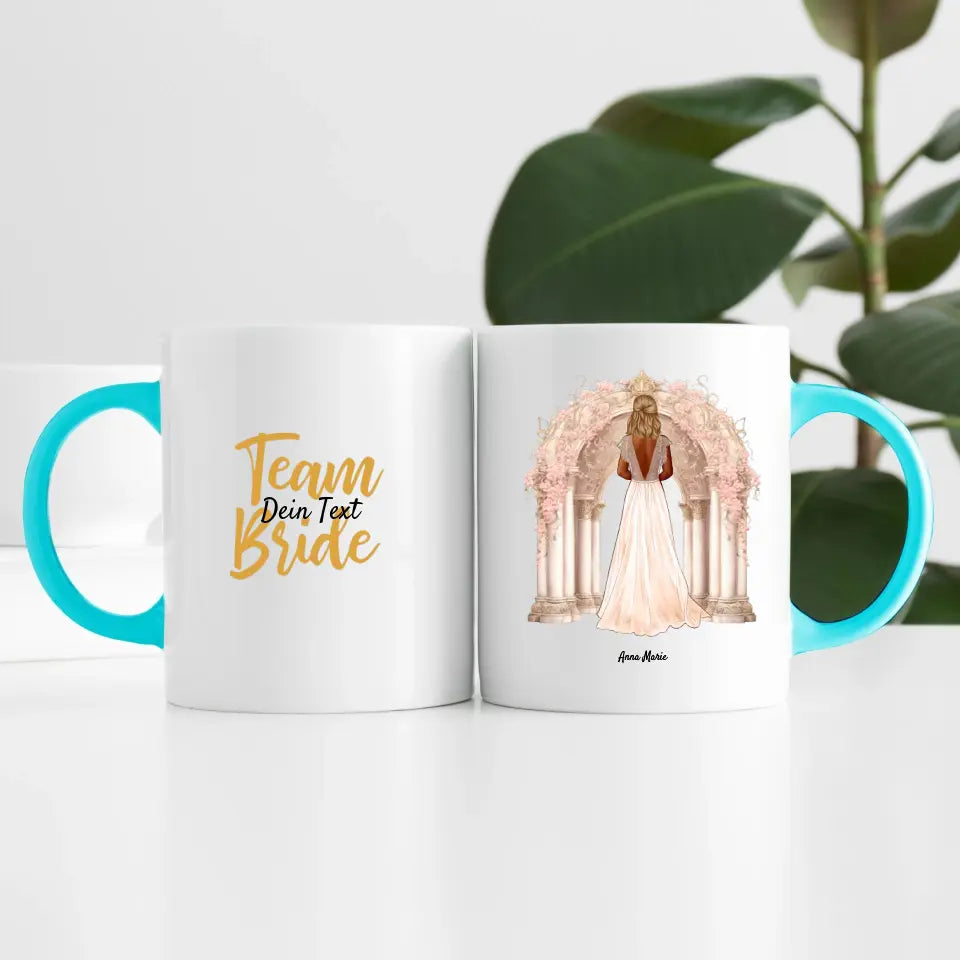 Team Braut ( 1 Person ) | Personalisierte Tasse