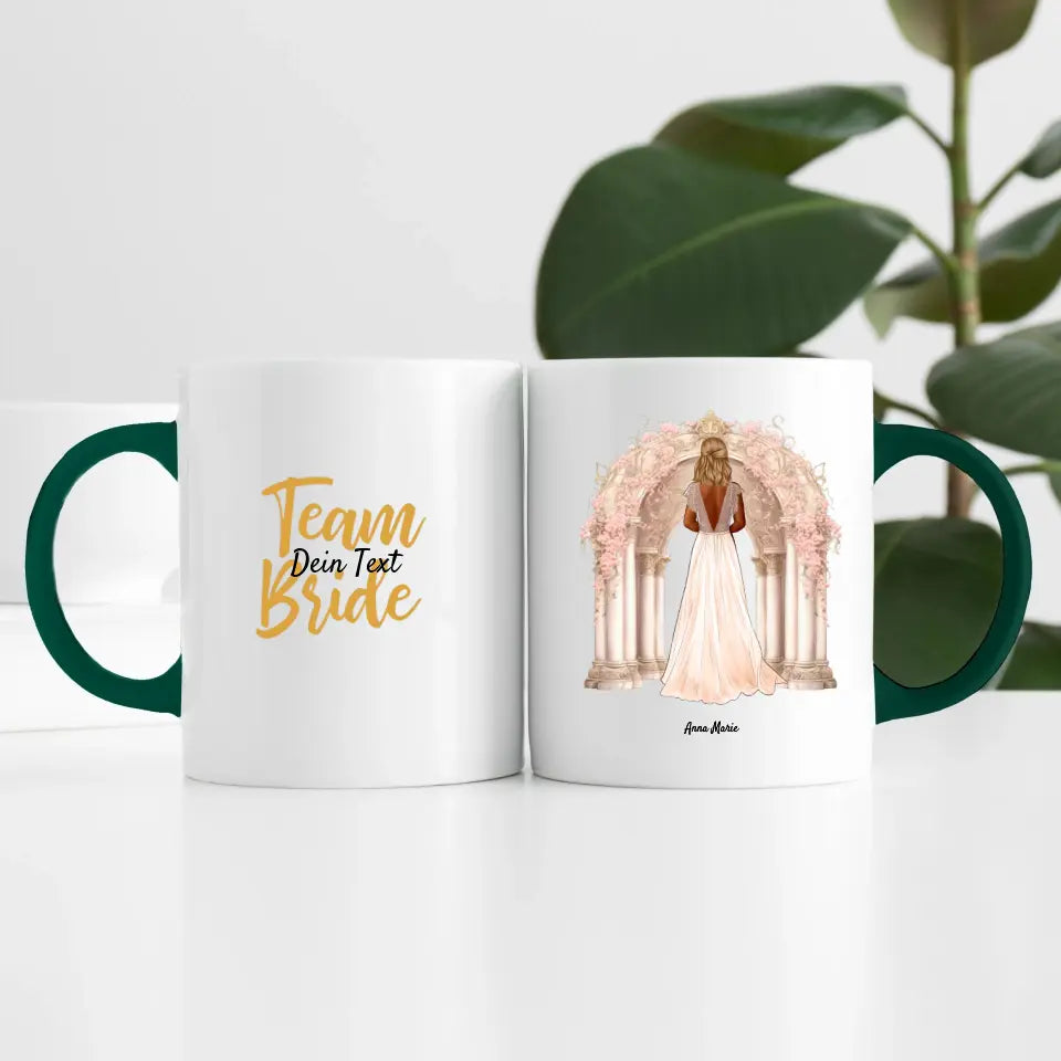 Team Braut ( 1 Person ) | Personalisierte Tasse