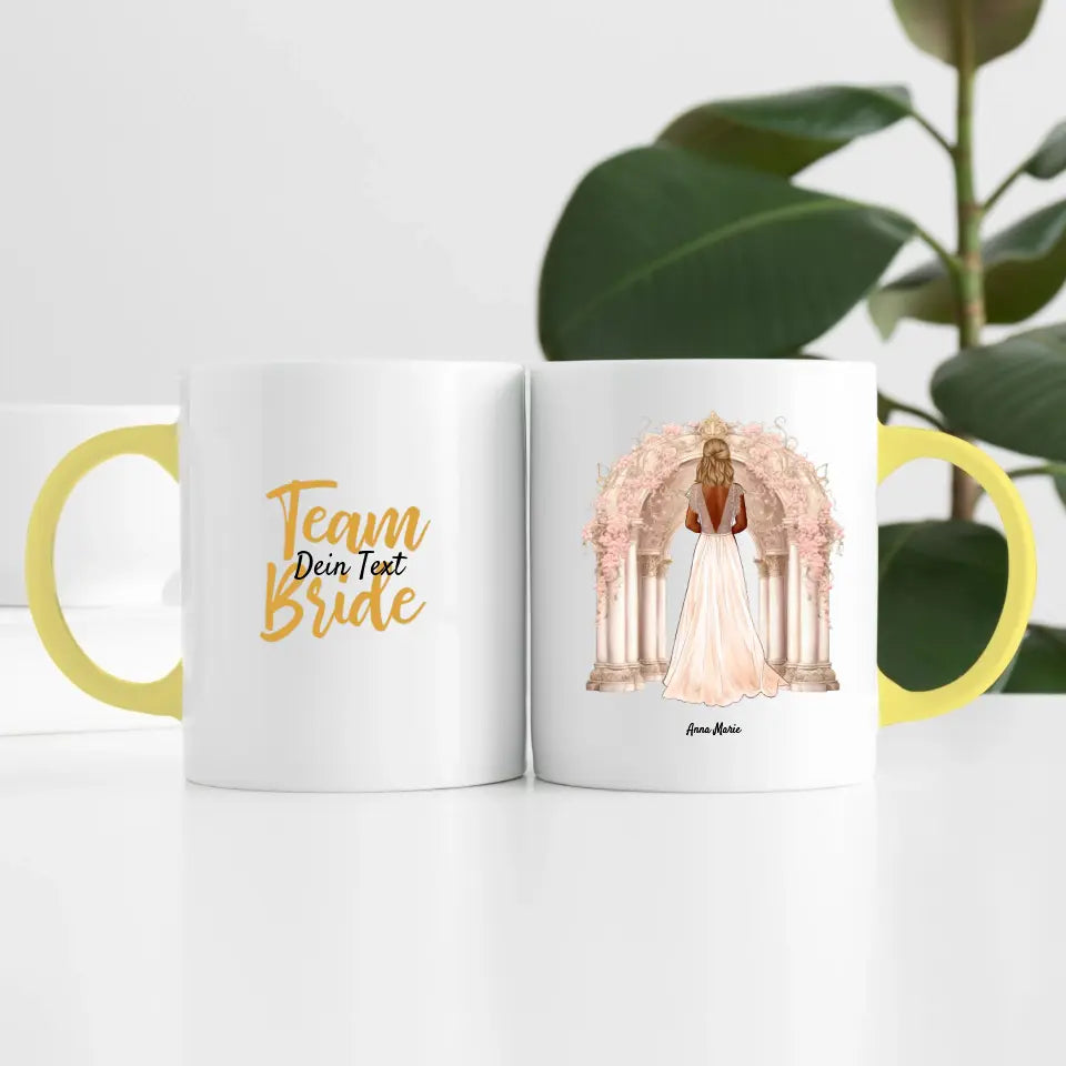Team Braut ( 1 Person ) | Personalisierte Tasse