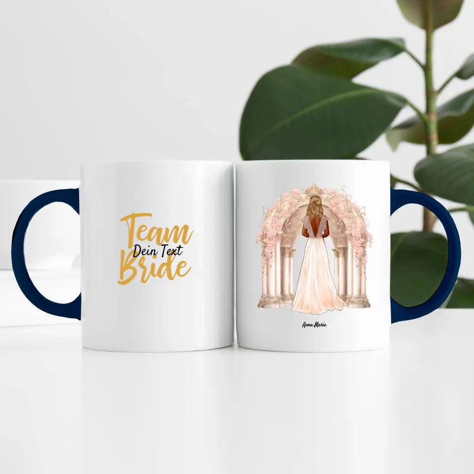 Team Braut ( 1 Person ) | Personalisierte Tasse