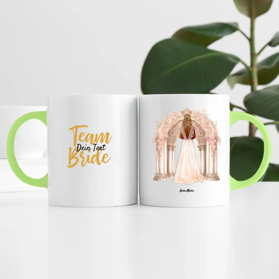 Team Braut ( 1 Person ) | Personalisierte Tasse