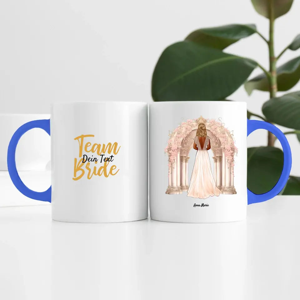Team Braut ( 1 Person ) | Personalisierte Tasse
