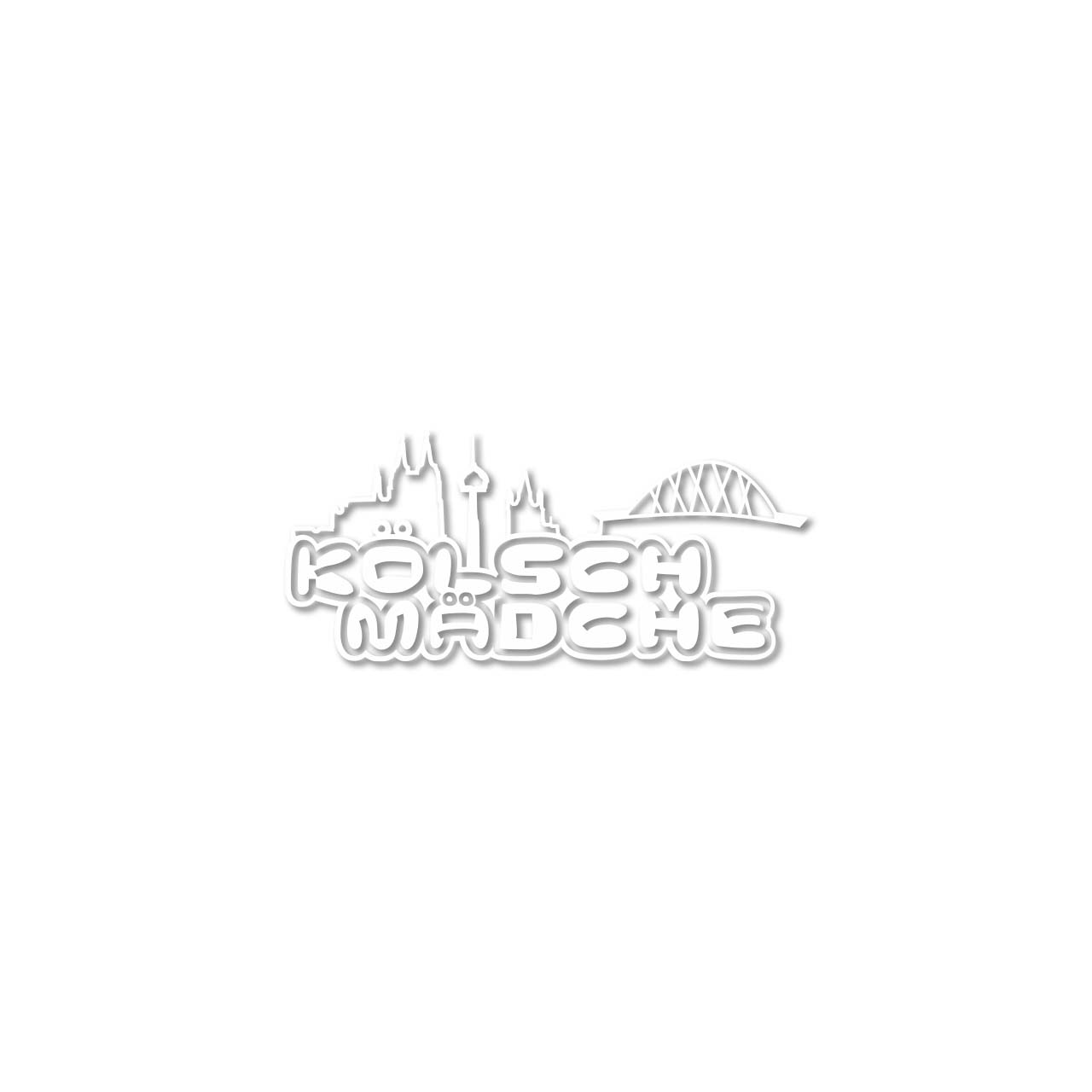 Aufkleber - Kölsche Mädche