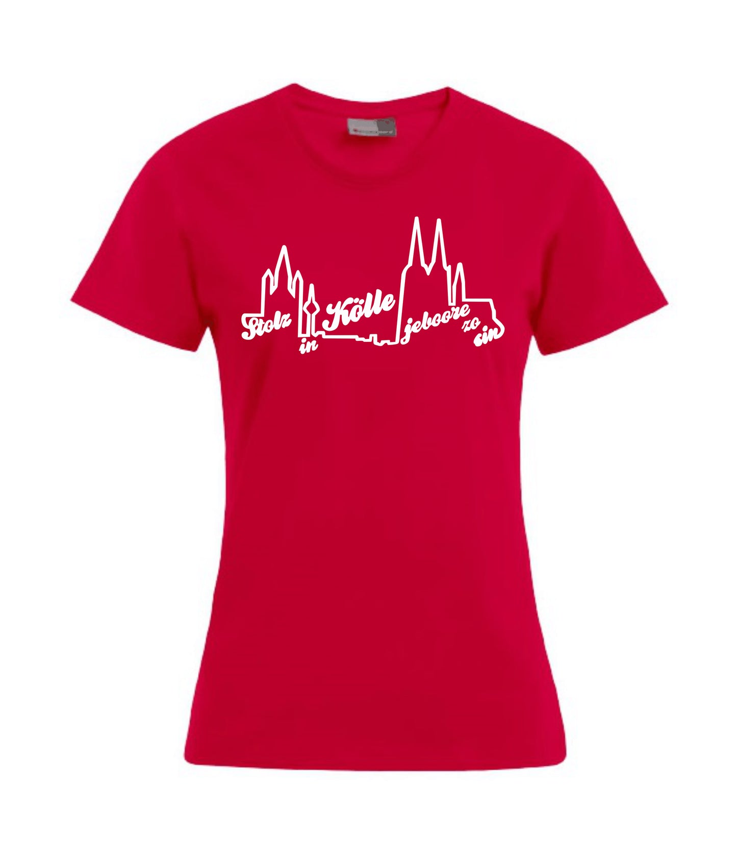 Damen T-Shirt - Stolz in Kölle jeboore zo sin