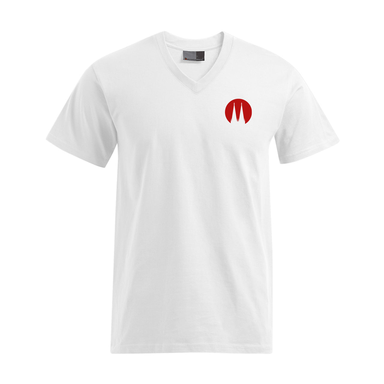 T-Shirt - Domspitzen (mit Hintergrund - Rot) Unisex