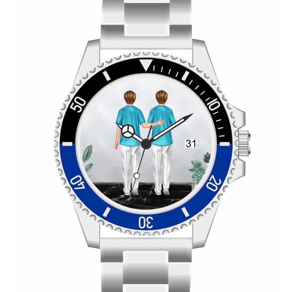Krankenschwester/Krankenpfleger/Ärztin | Personalisierte Armbanduhr (Unterschiedliche Uhr-Modelle wählbar!)