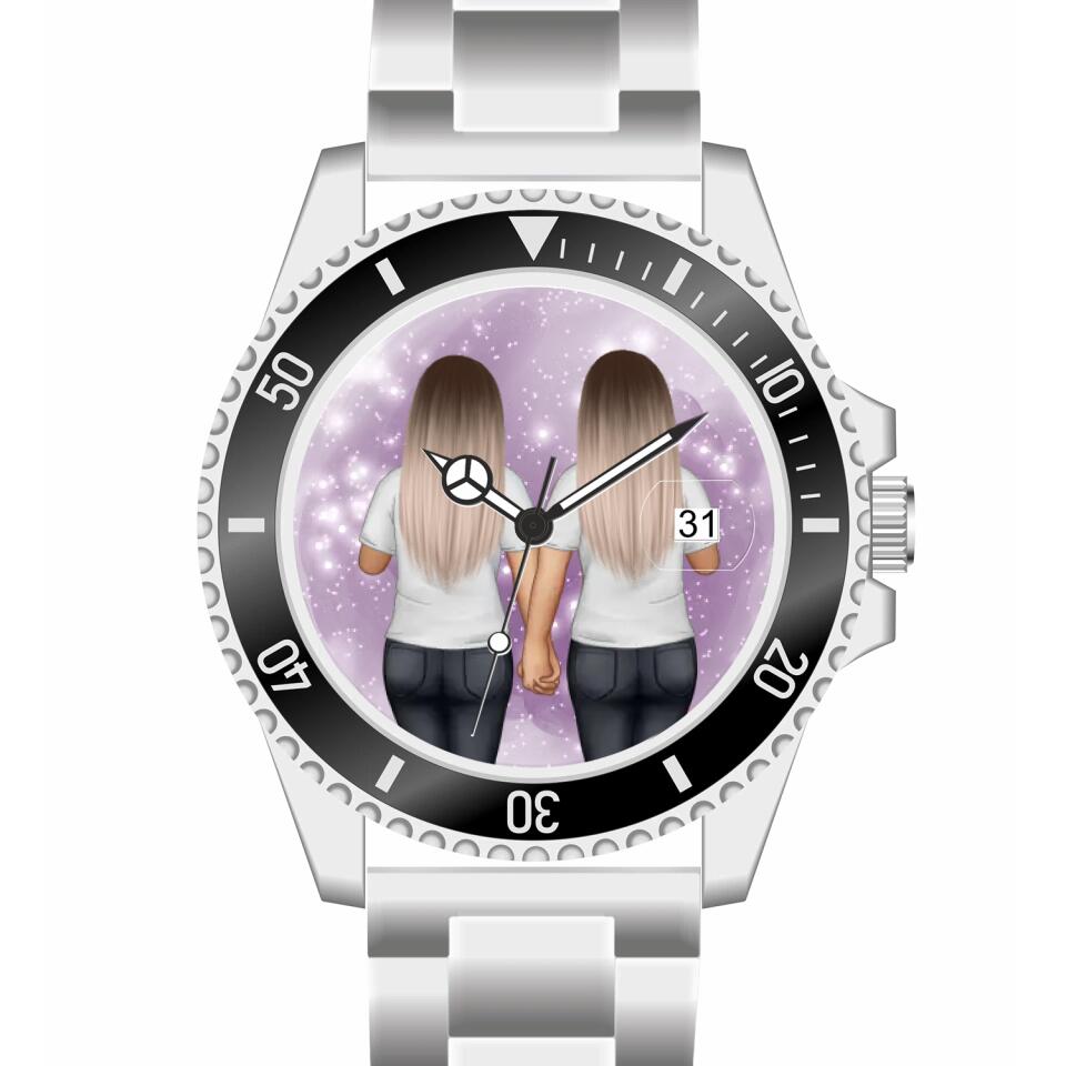 Pride women ohne Flagge | Personalisierte Armbanduhr (Unterschiedliche Uhr-Modelle wählbar!)