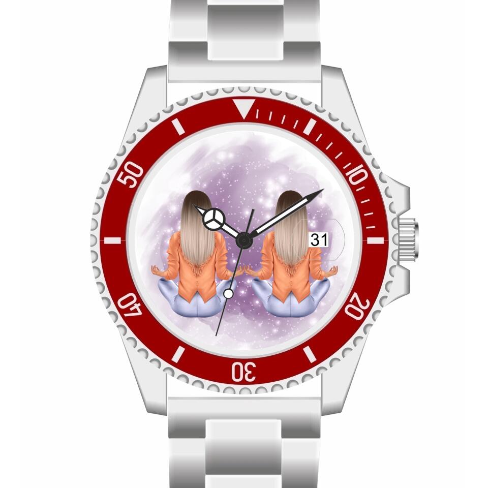 Spiritual Friends | Personalisierte Armbanduhr (Unterschiedliche Uhr-Modelle wählbar!)