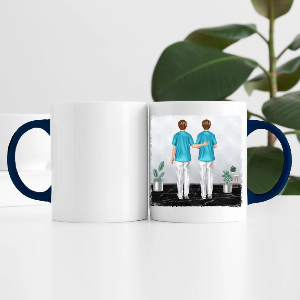 Krankenschwestern | Pflege-Freunde | Personalisierte Tasse