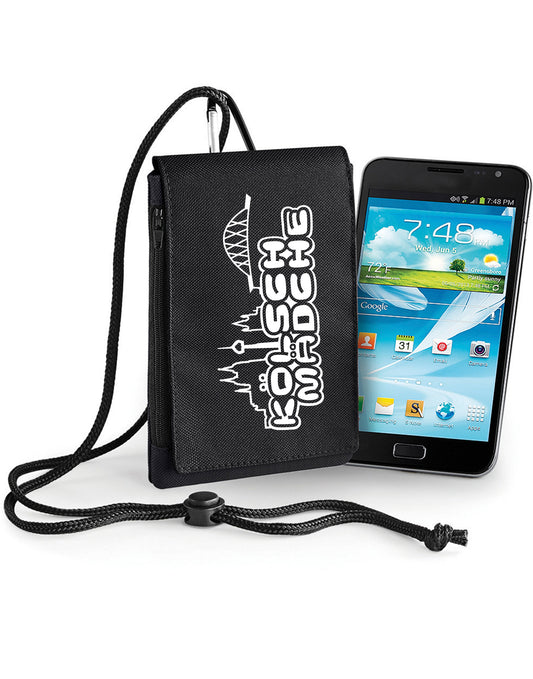 Handy-Zip-Tasche - "Kölsch Mädche"