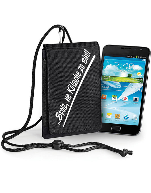 Handy-Zip-Tasche - "Stolz ne Kölsche zo sin"