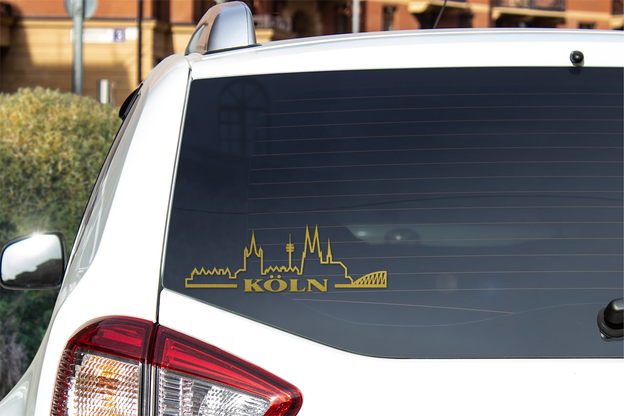 A5 Aufkleberbogen Köln Sehenswürdigkeiten – Vinyl-Sticker Für Scrapbook, Auto & Laptop