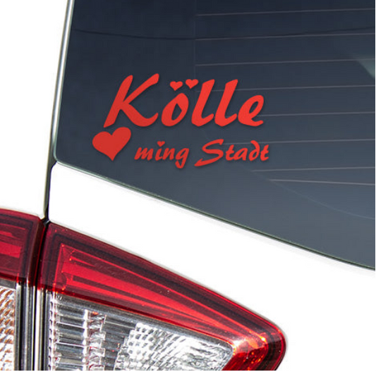 Aufkleber - Kölle ming Stadt