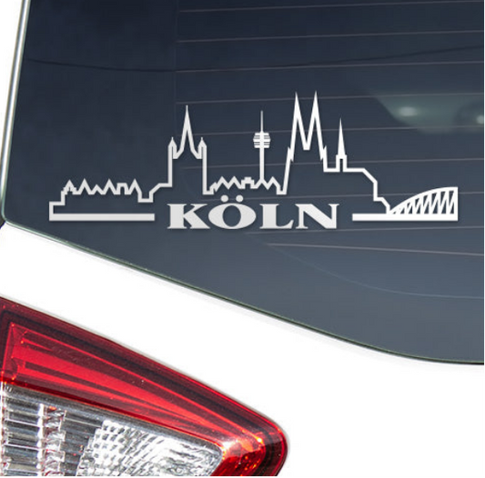 Aufkleber - Köln Skyline