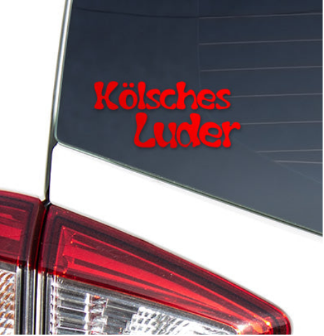 Aufkleber - Kölsche Luder